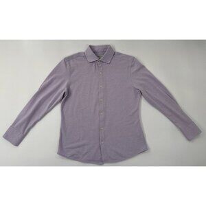 Twillory Shirt Athleisure Athlounger Mens Medium Performance Button Up Collared